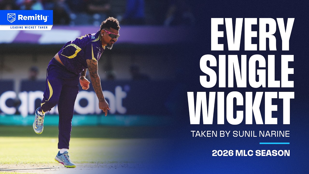 Sunil Narine's 18 Wickets | 2026 Major League Cricket Season