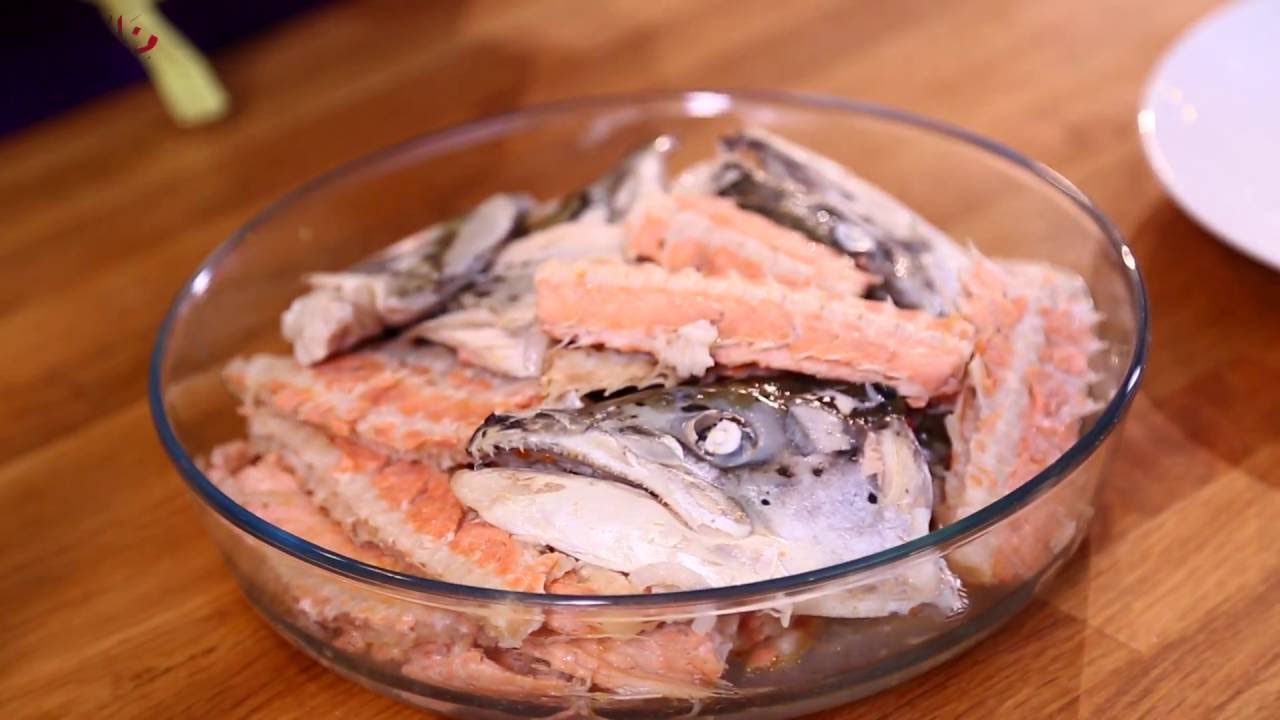 شوربة السلمون - مطبخ منال العالم