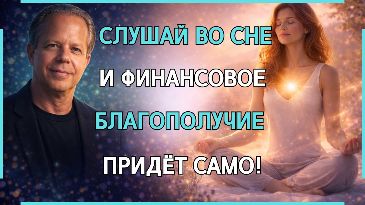 СЛУШАЙ ВО СНЕ и ФИНАНСОВОЕ БЛАГОПОЛУЧИЕ ПРИДЁТ САМО | Аффирмации Джо Диспензы