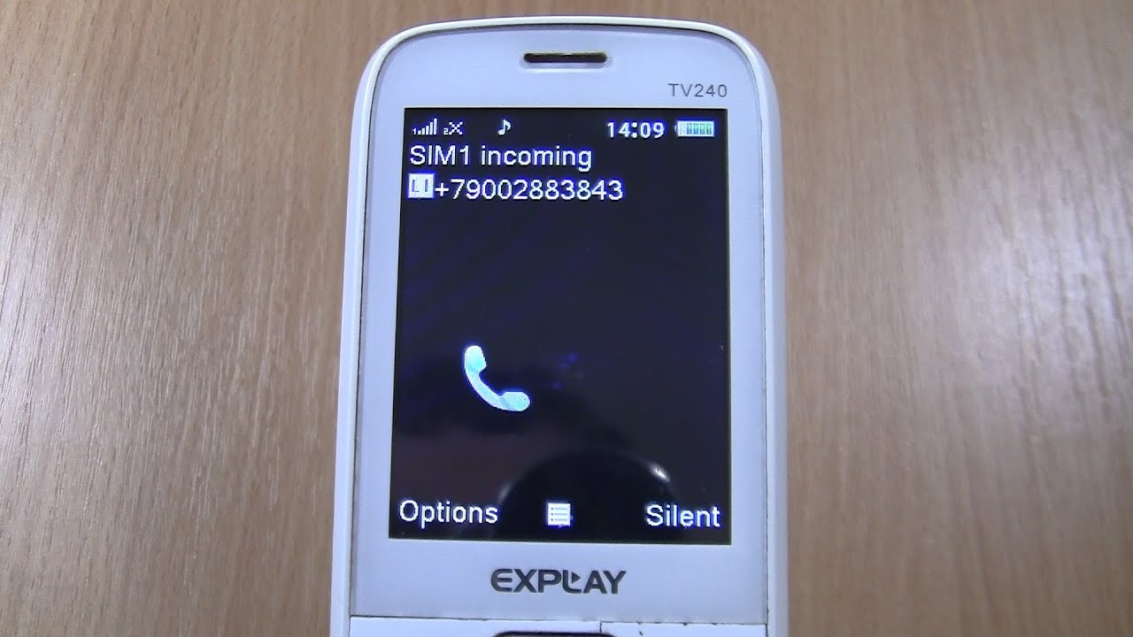 Explay TV240 incoming call in 2022