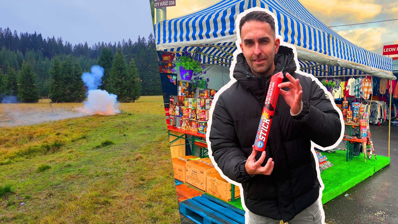 STIEKEM DIT VUURWERK KOPEN OP DE MARKT IN TSJECHIE 1/2