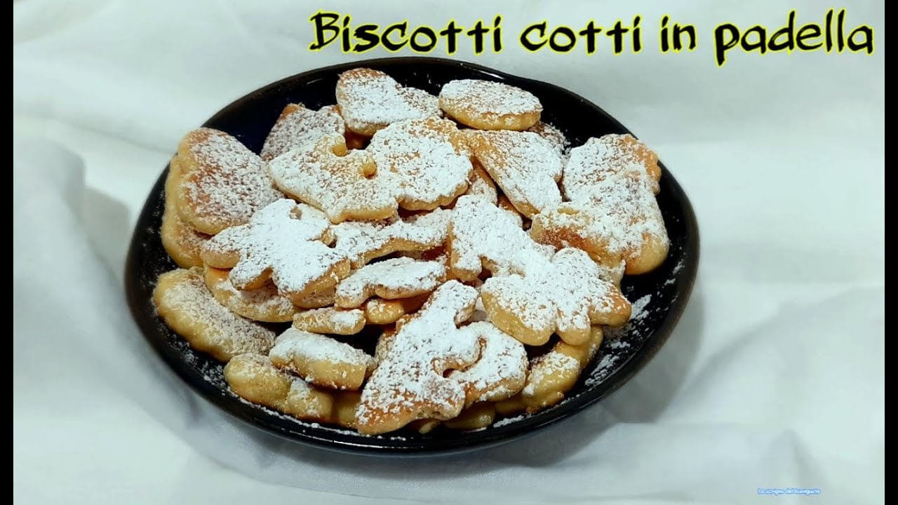 Biscotti cotti in padella