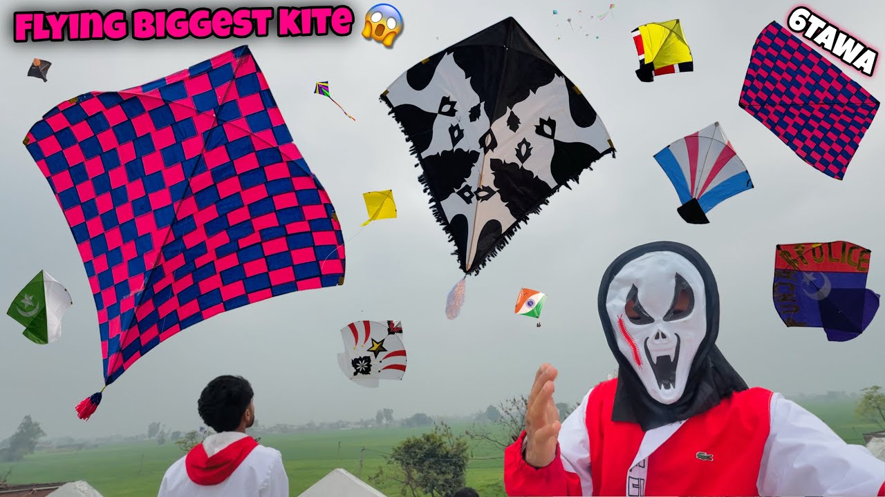 FLYING BIGGEST KITE🪁😱 * 6 TAWA * KIGHT FIGHT W/ FRIENDS || KIGHT VLOG 2026