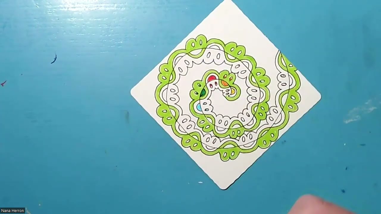 2024 Inktober Tangles Day 29: CDJoy