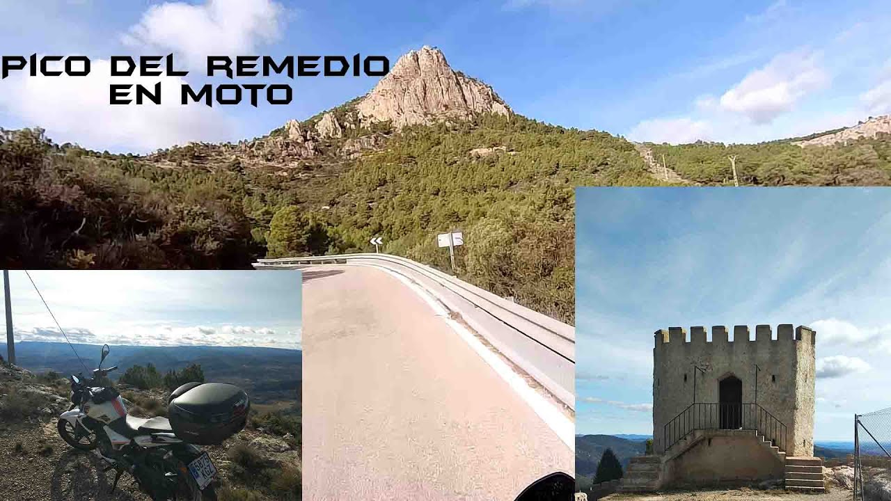 El  Pico del Remedio(Chelva-Valencia).Ruta en moto moto 125 c.c.🌄🏍