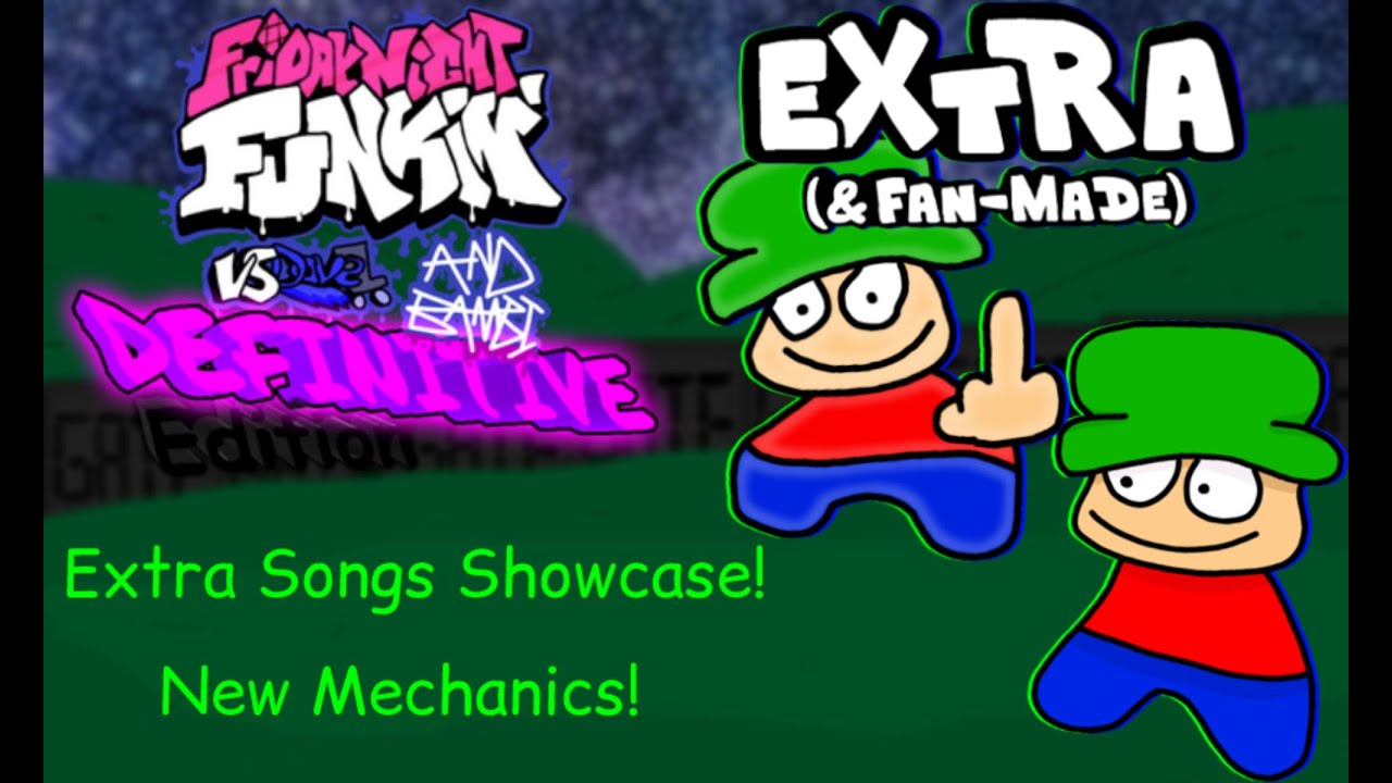 Friday Night Funkin: Vs Dave And Bambi: Definitive Edition (PE) (Extra Songs Showcase!)