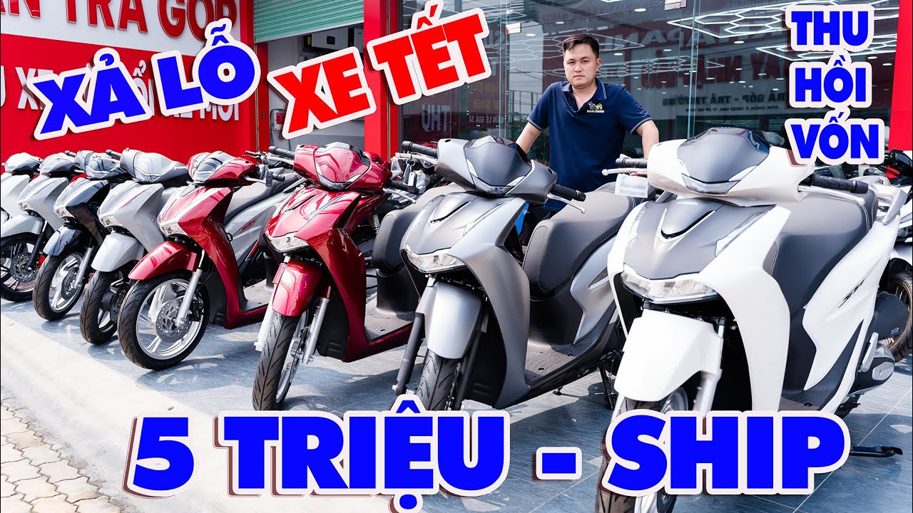 XẢ LỖ XE TẾT VARIO125 SH MODE SH 160 SH 350 VISION AB FUTURE 125 EXCITER 155 MXKING SỐC 5 TRIỆU SHIP