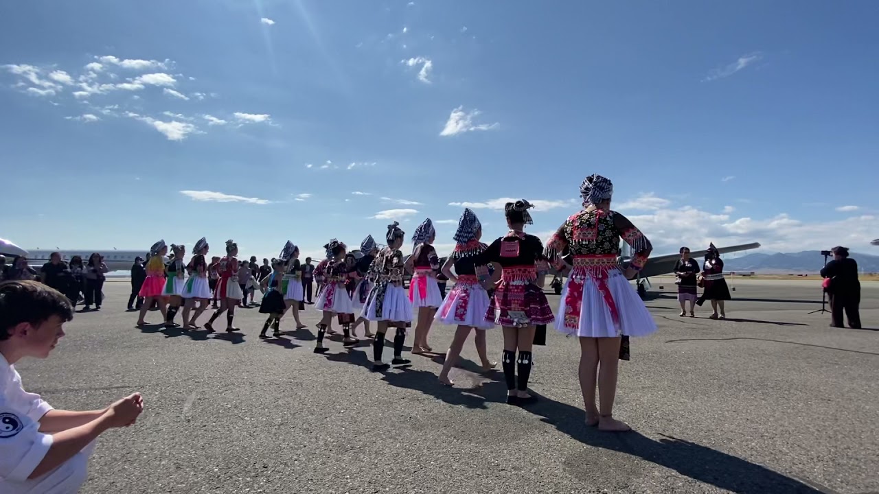 Nkauj Hmoob Denver at National Lao-Hmong Memorial Foundation event in Colorado, October 2, 2021