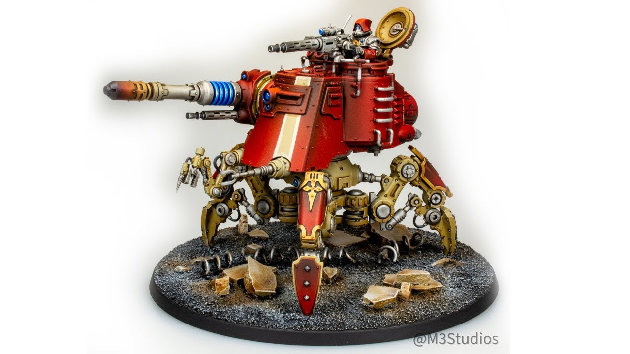 Adeptus Mechanicus Mars Scheme Dune Crawler Mid Studio Level Tabletop Paint.