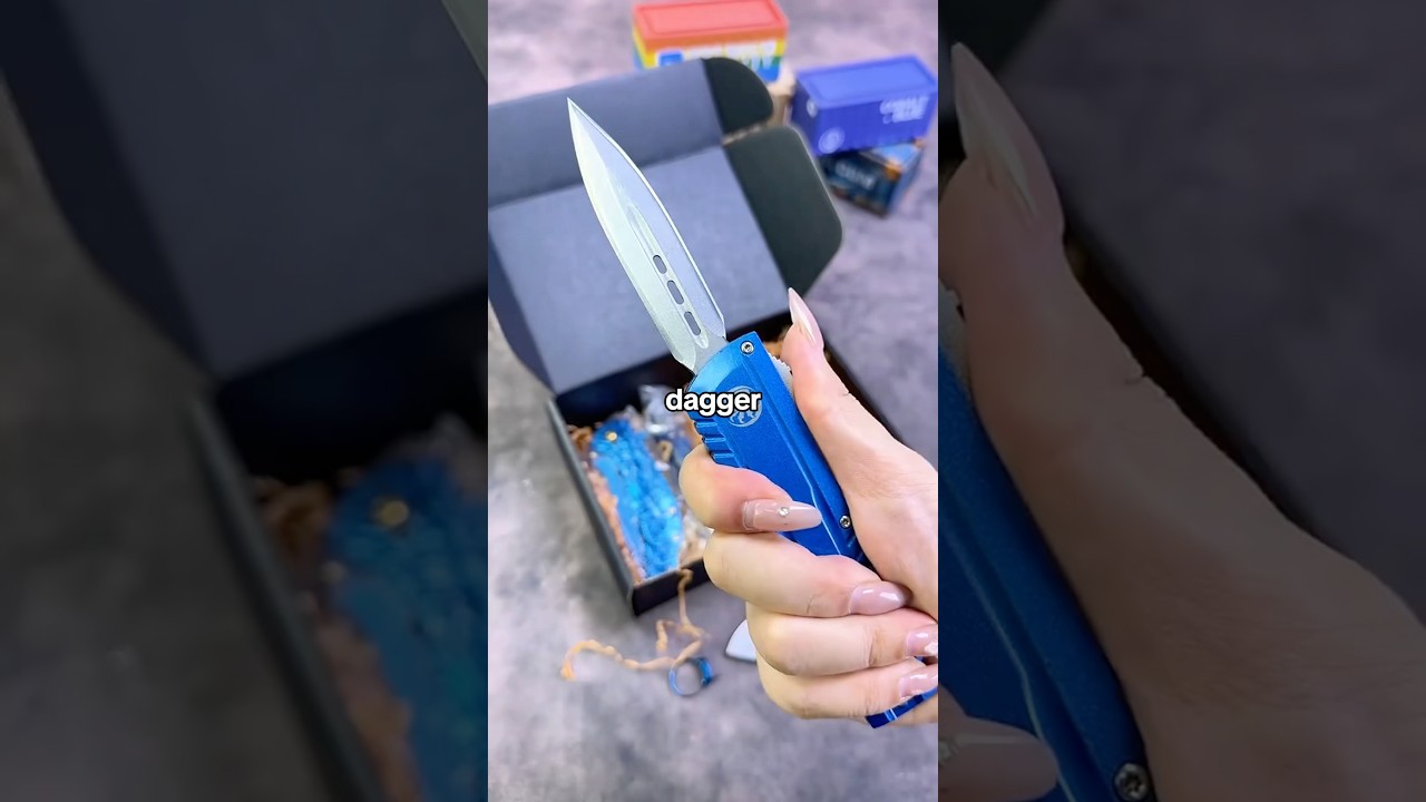 This knife had DRAGON scales on the blade?! 😱 #mysteryknives #knives #unboxing