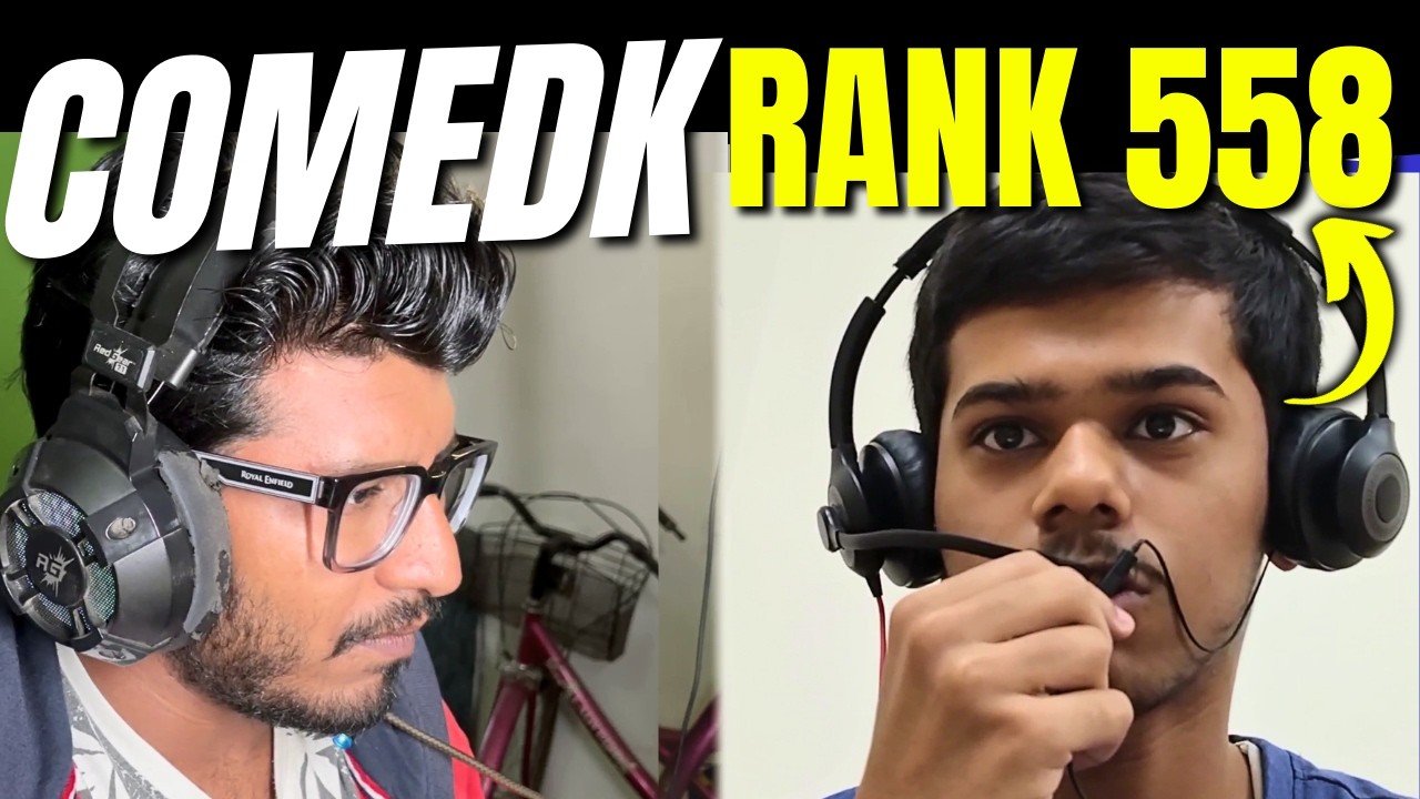 Get a Rank under 500 in COMEDK | Roadmap from RVCE CSE Student! | Secured 558 Rank in Comedk