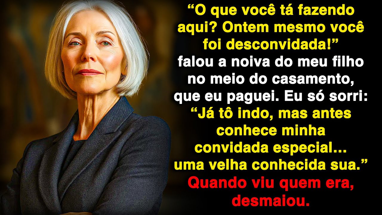 No casamento do meu filho, a noiva me mandou embora, então cancelei tudo