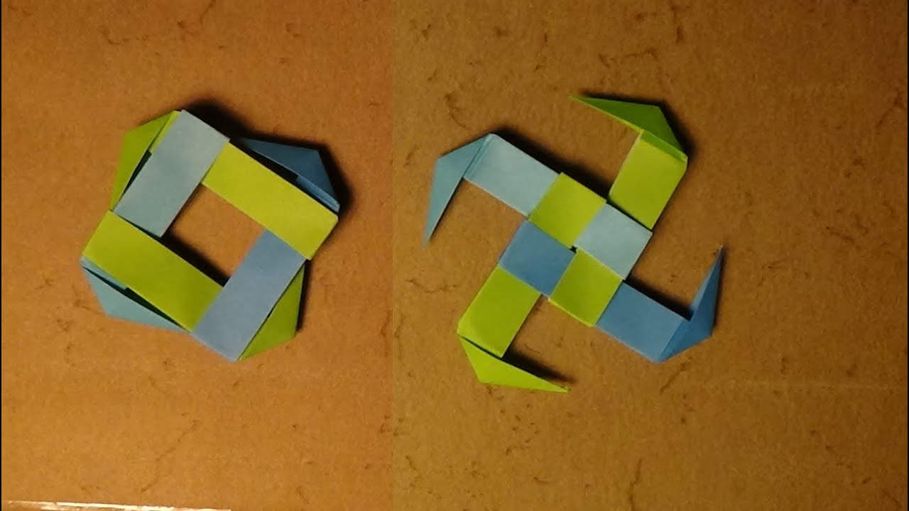 Origami Transforming Ninja Star 2.0 - Easy Origami