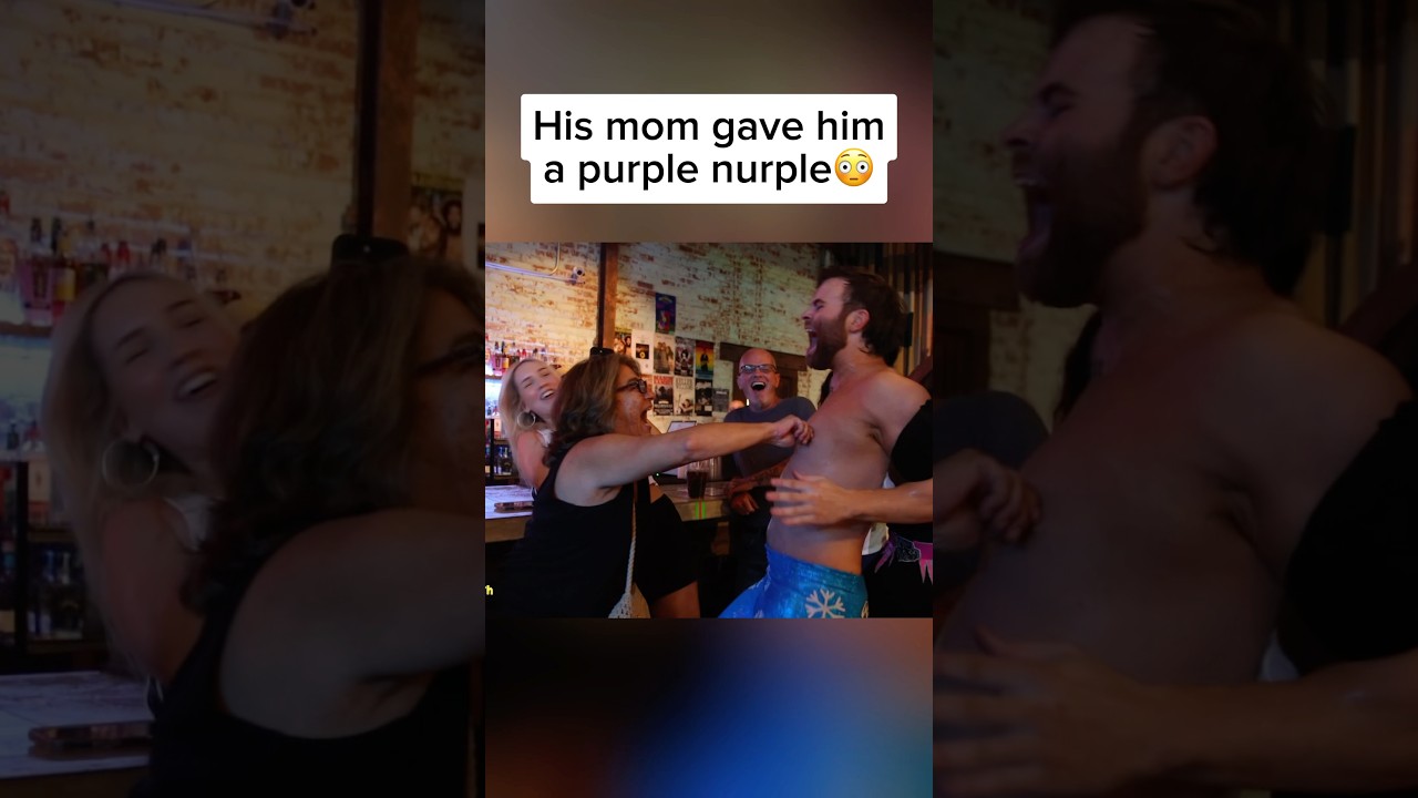 His mom gave him a purple nurple!😳 #wwe #prowrestling #nxt #sportsentertainment #aew
