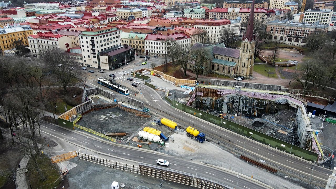 Här bygger vi Västlänken – våren och sommaren 2023 (syntolkad) | Trafikverket