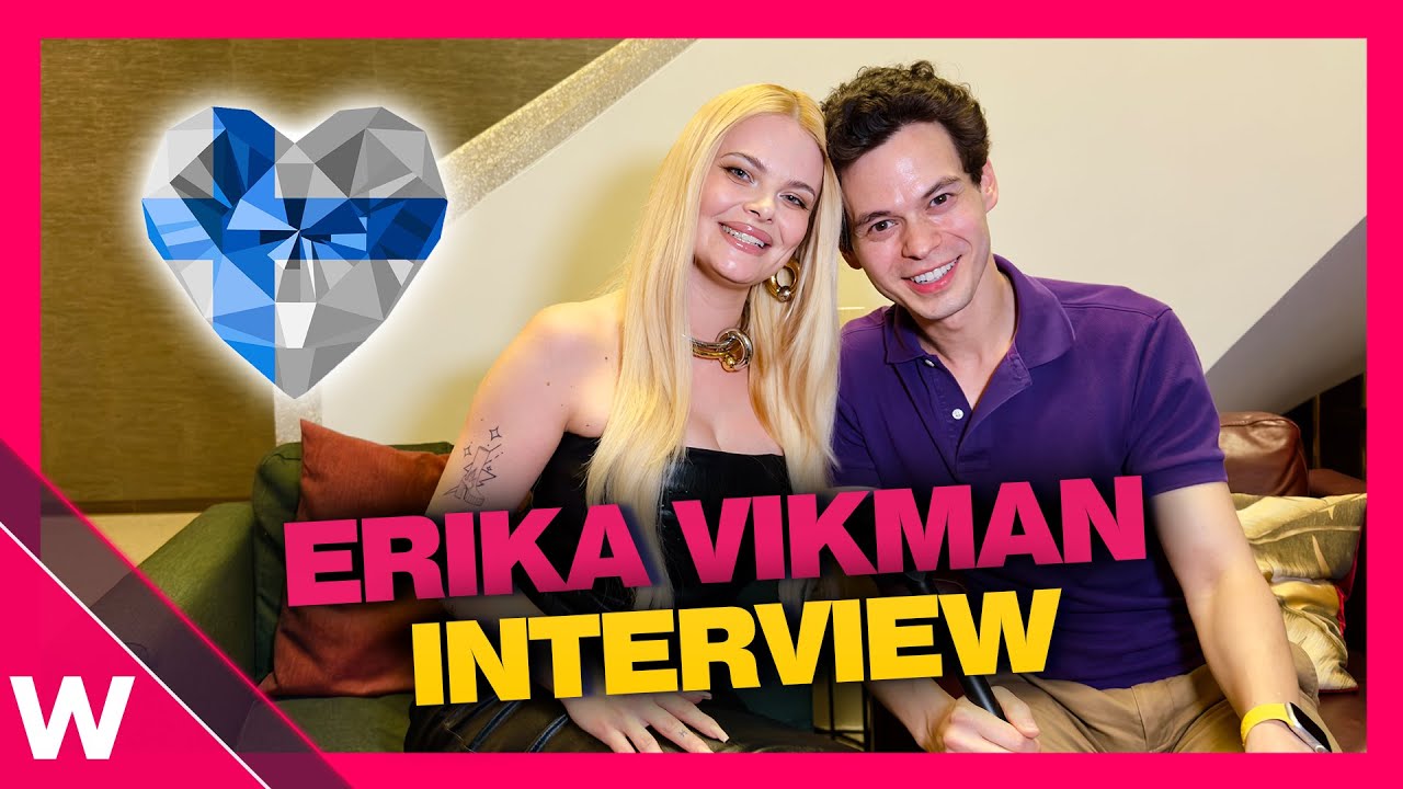 🇫🇮 Erika Vikman - "ICH KOMME" (Finland 2025) | INTERVIEW in Basel