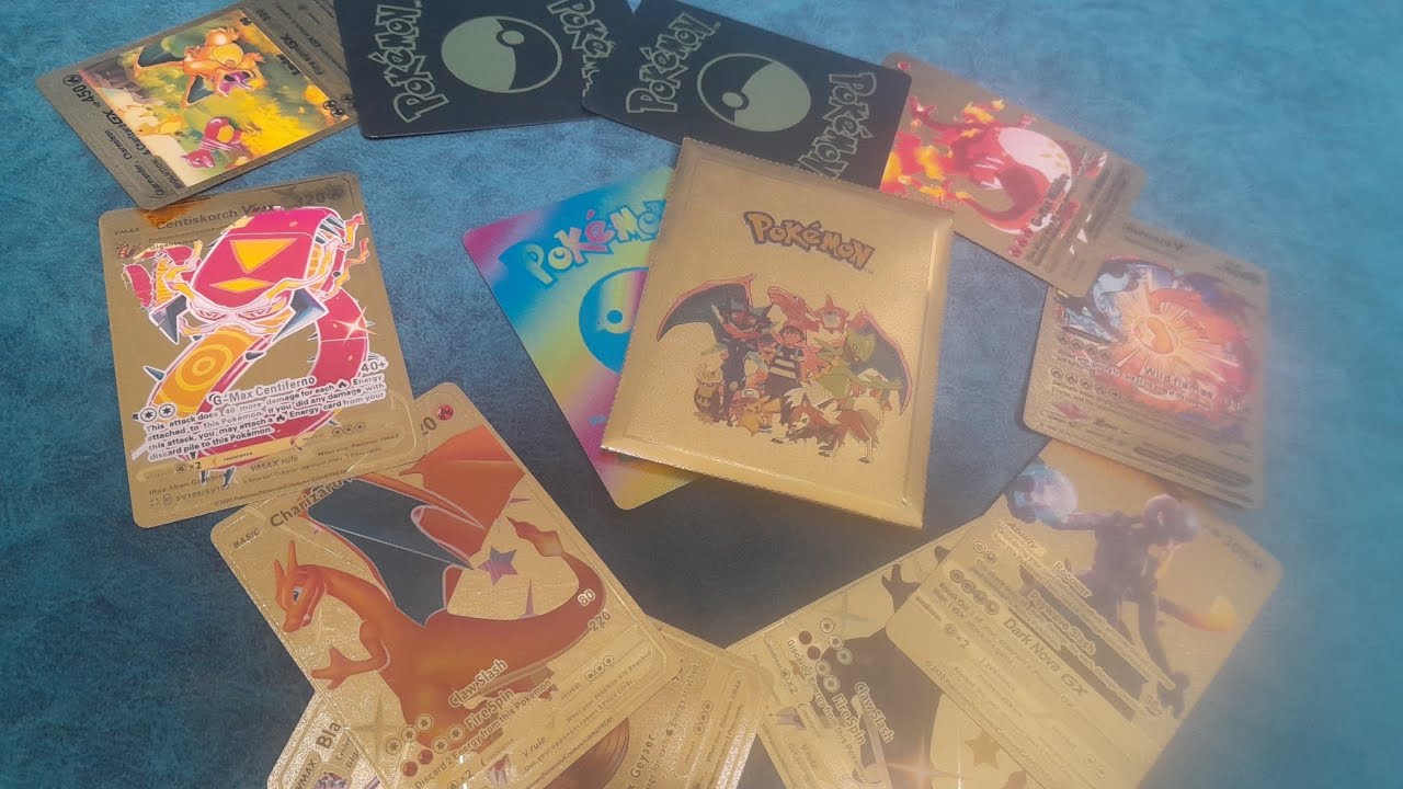 Golden pokemon cards part1!