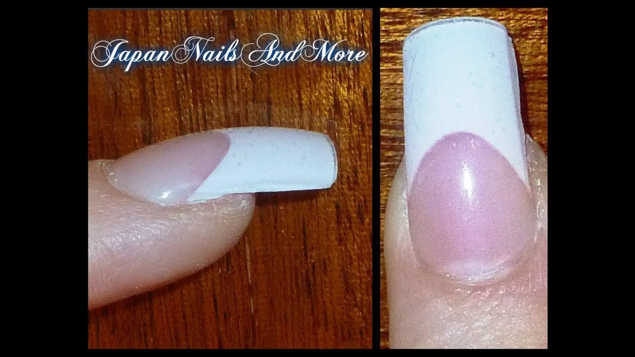 Dual Forms With  French Nail Tips