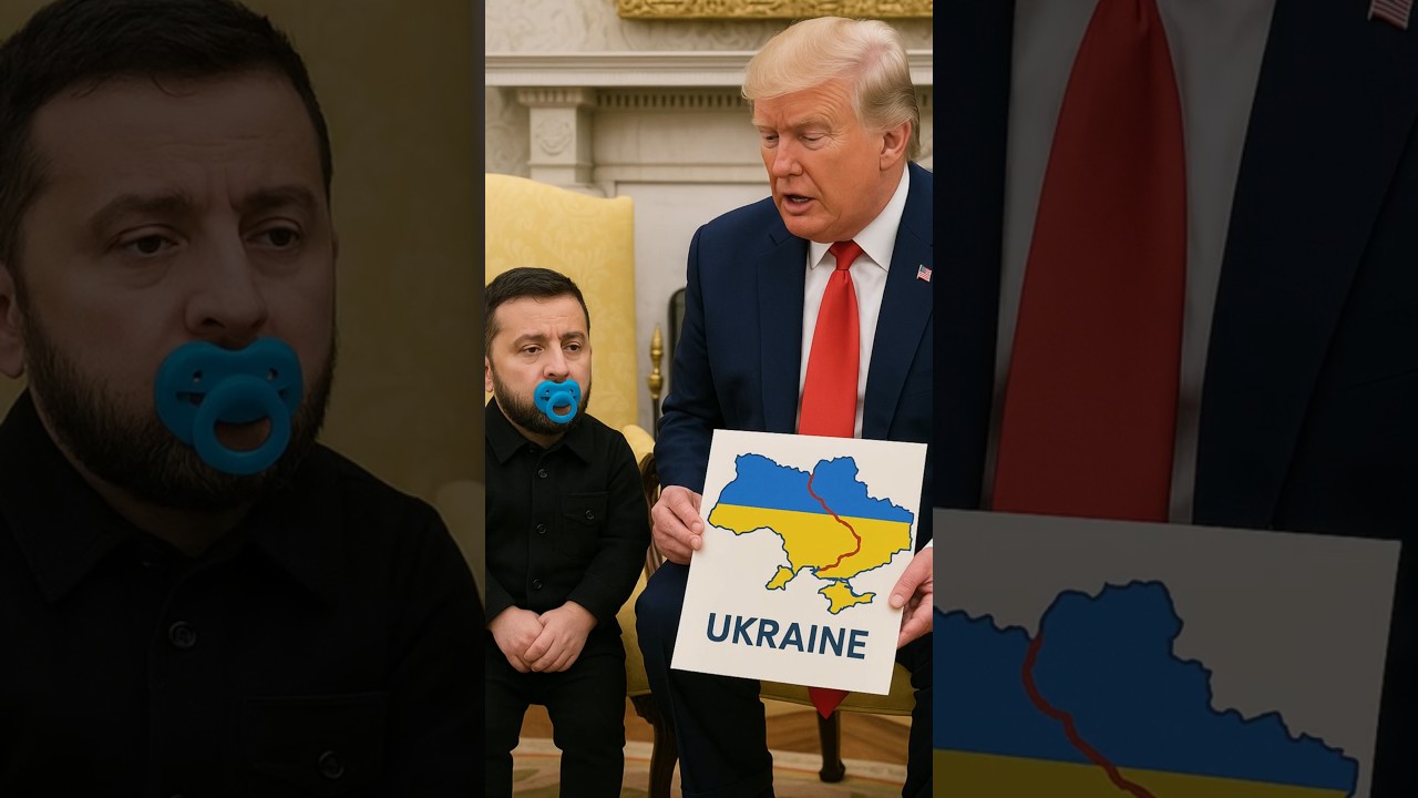 Trump&ndash;Zelensky Meeting in 10 Seconds 🍼👶🇺🇸🇺🇦😂