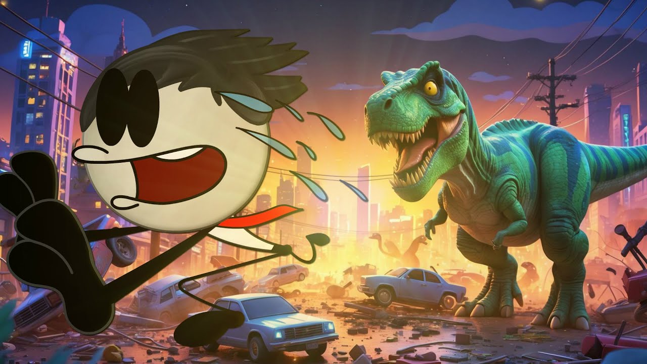 What if T-Rex came back? | #aumsum #kids #cartoon #science