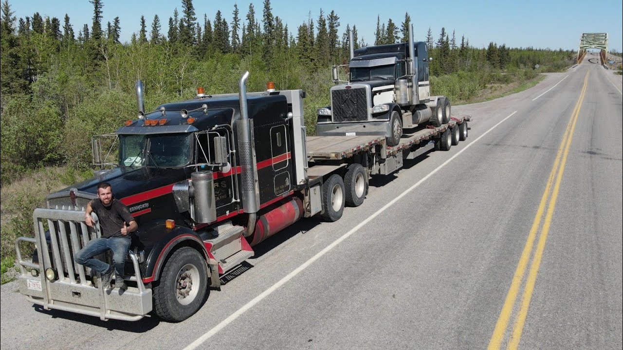 Different things in Trucking after the Ice Roads with lots of Bears and Bisons. CC-English Subtitles