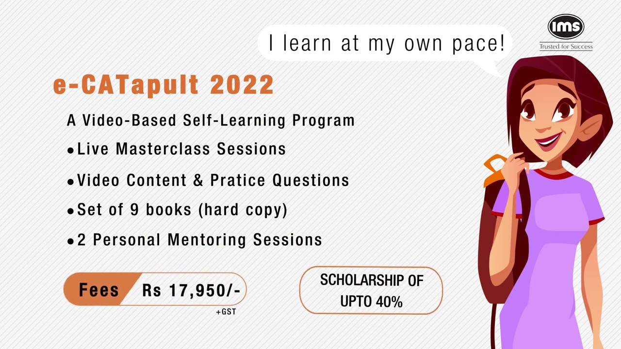 CAT 2022 Preparation Programs by IMS Learning Resources