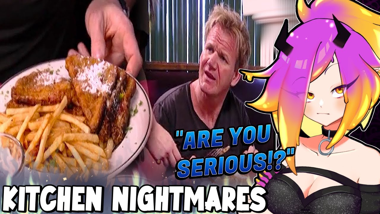 CHEF REACTS TO - Gordon Ramsay Served A Sandwich With Powdered Sugar On Top | Kitchen Nightmares