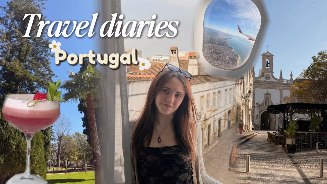 Travel Diaries | Last minute trip to Portugal 🦎 Faro old town, sunshine, and cocktails 