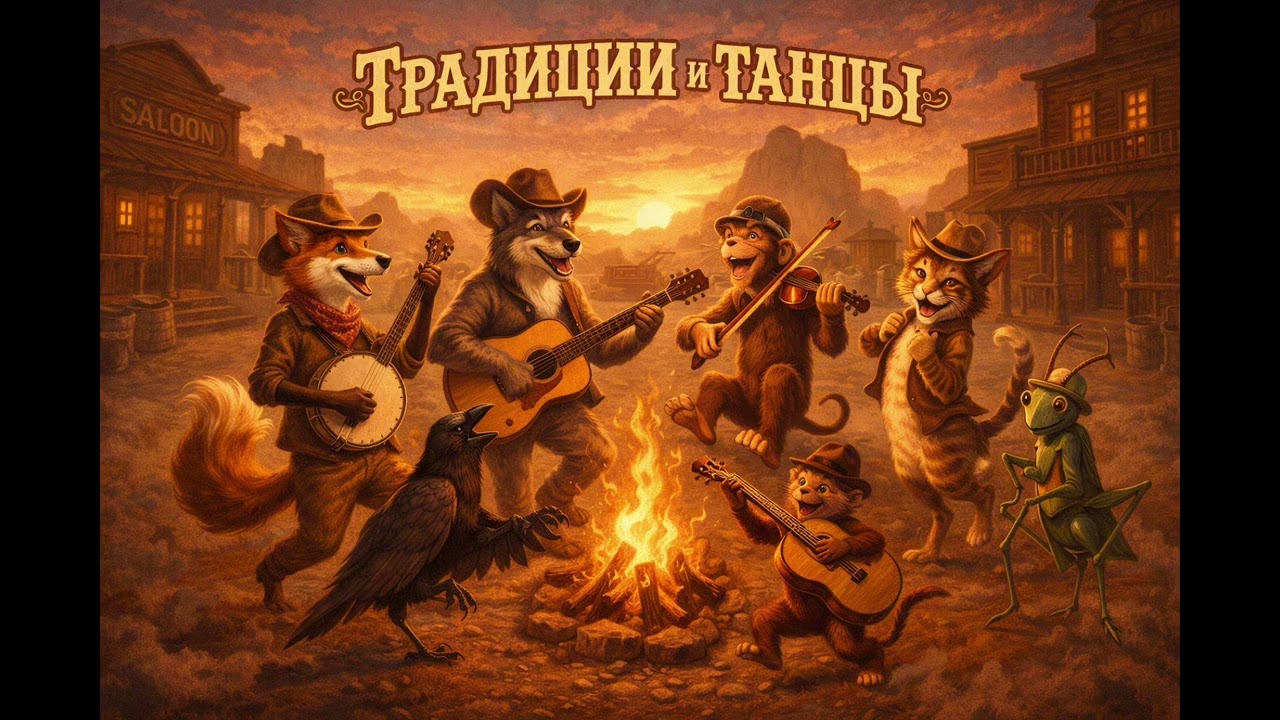 Традиции и танцы 🤠 | Кантри-песня по басням Крылова | Folk Country