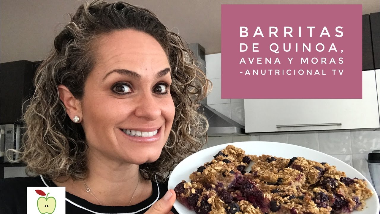 Barritas De Quinoa, Avena Y Moras | ANUTRICIONAL TV