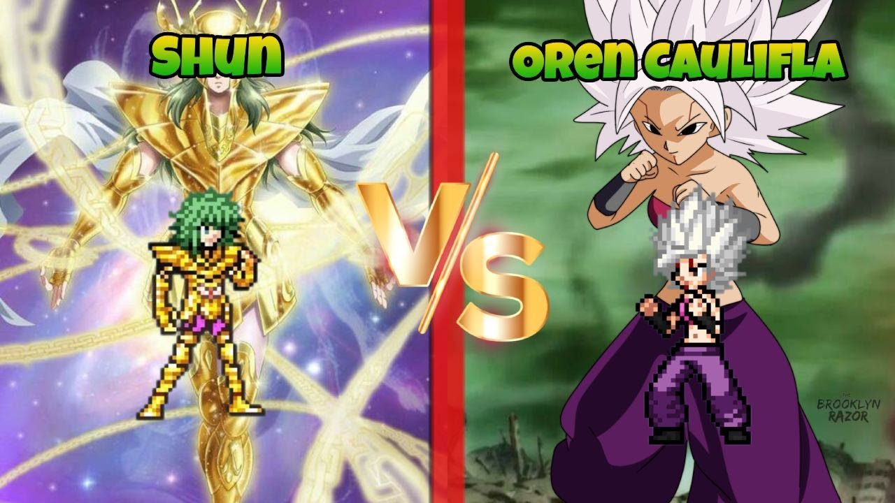 Jump Force MUGEN Shun vs Oren Caulifla