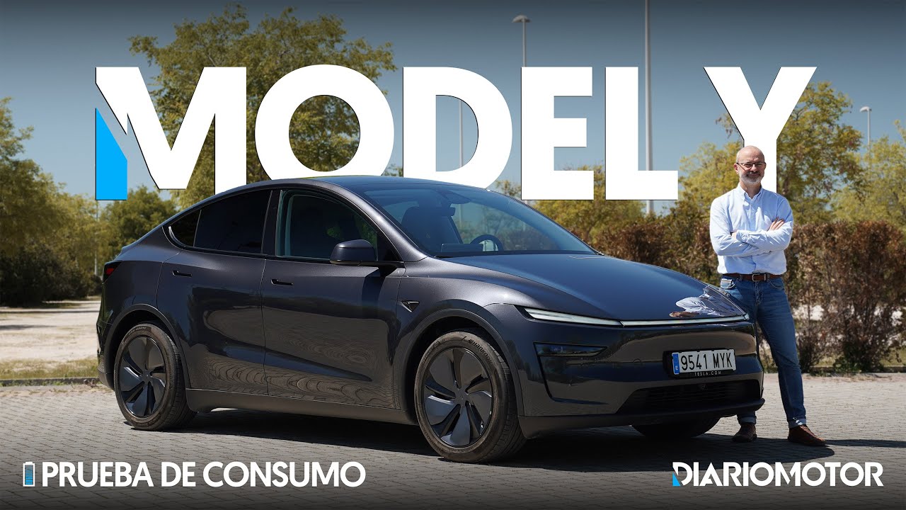Tesla Model Y 2025 - Consumo y recarga real | Prueba | Test | Review en español | Diariomotor