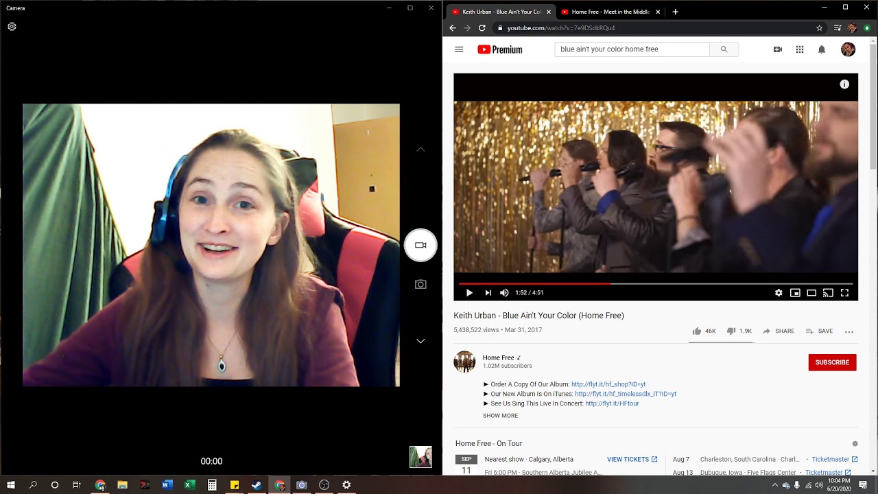 Blue Ain't Your Color- Home Free (reaction)