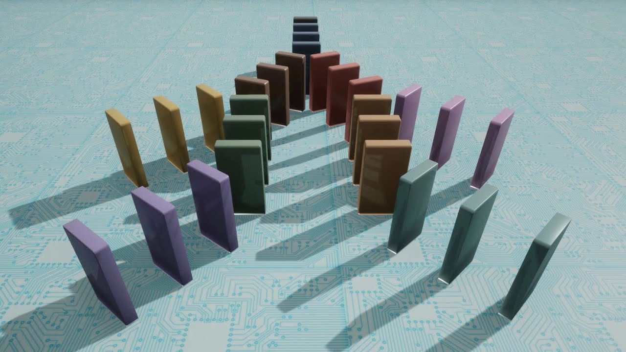 Unreal Engine Domino Animation
