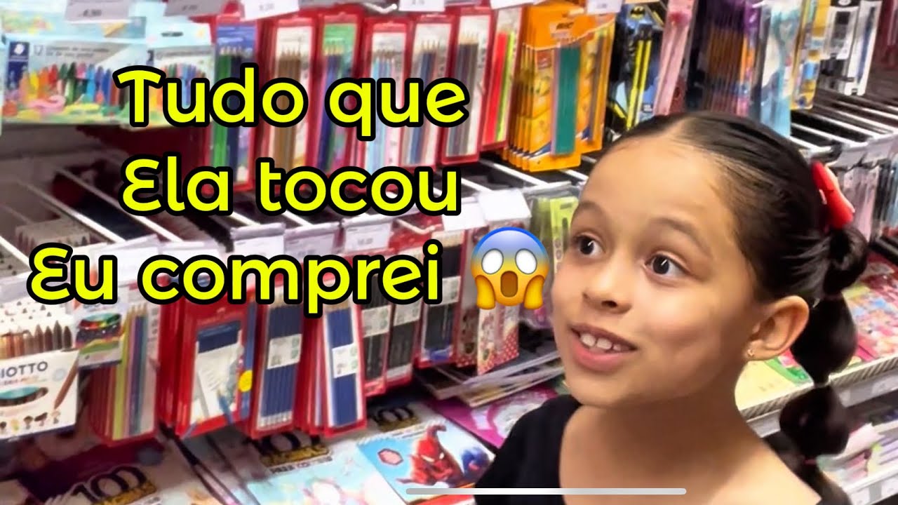 TUDO QUE MINHA FILHA TOCAR EU COMPRO! (Ela Não Sabe a Cor Secreta 😱🛍️)