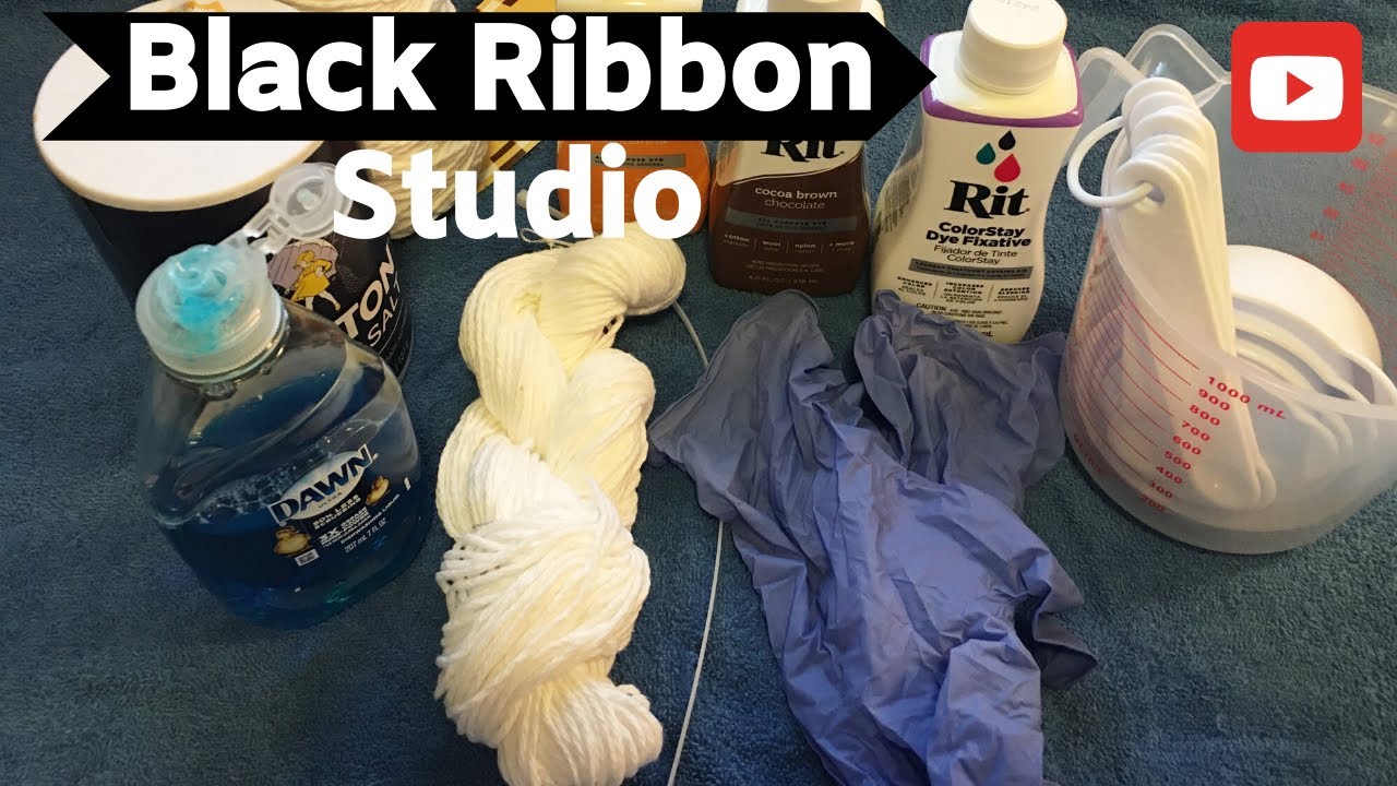 Dye With Me: Dyeing Cotton Yarn with RIT Dye