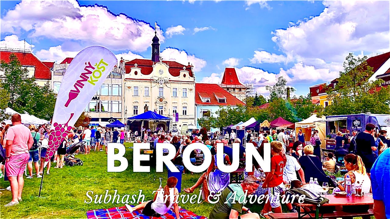 Wine festival, in Beroun City, Czech Republic