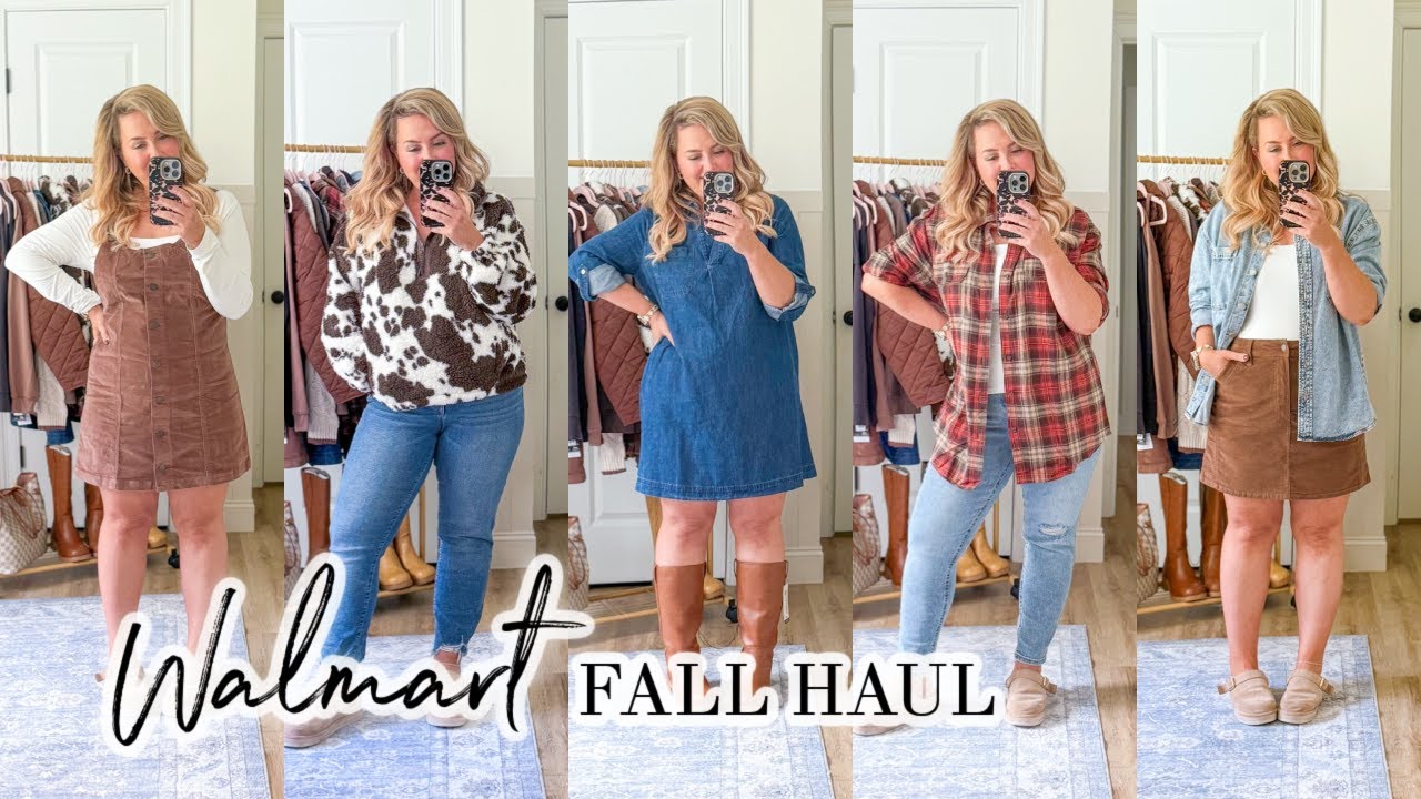 FALL WALMART HAUL // BEST OF WALMART FALL FASHION 2025 // CHARLOTTE GROVE FARMHOUSE