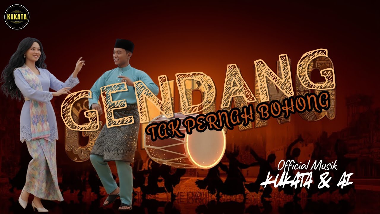 GENDANG TAK PERNAH BOHONG — Dendang Joget Melayu Versi 3D Semi Realistik | KuKata Musik AI