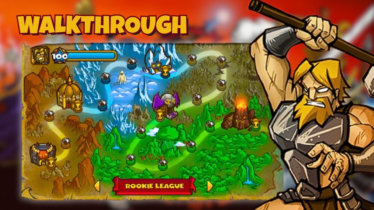 ROOKIE LEAGUE - Dungeon Rampage | Berserker Walkthrough (No Commentary)
