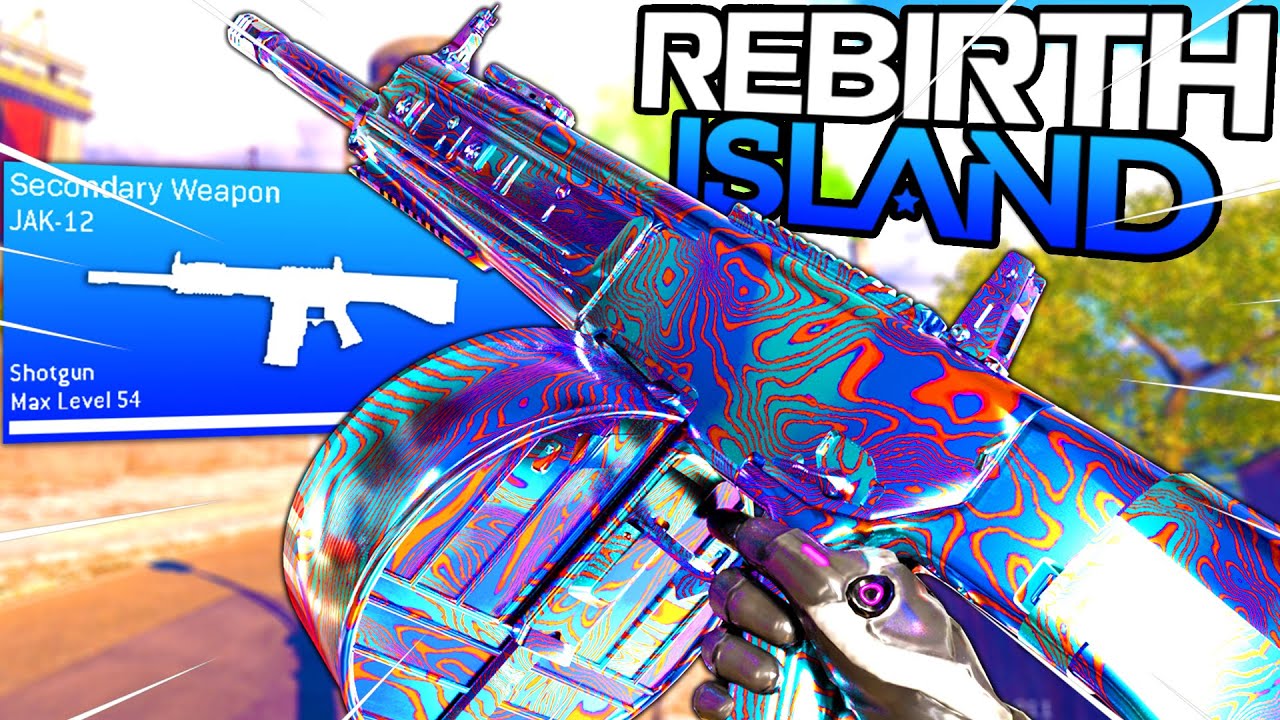 The JAK-12 Shotgun is SO TOXIC on Rebirth Island lol (Warzone)