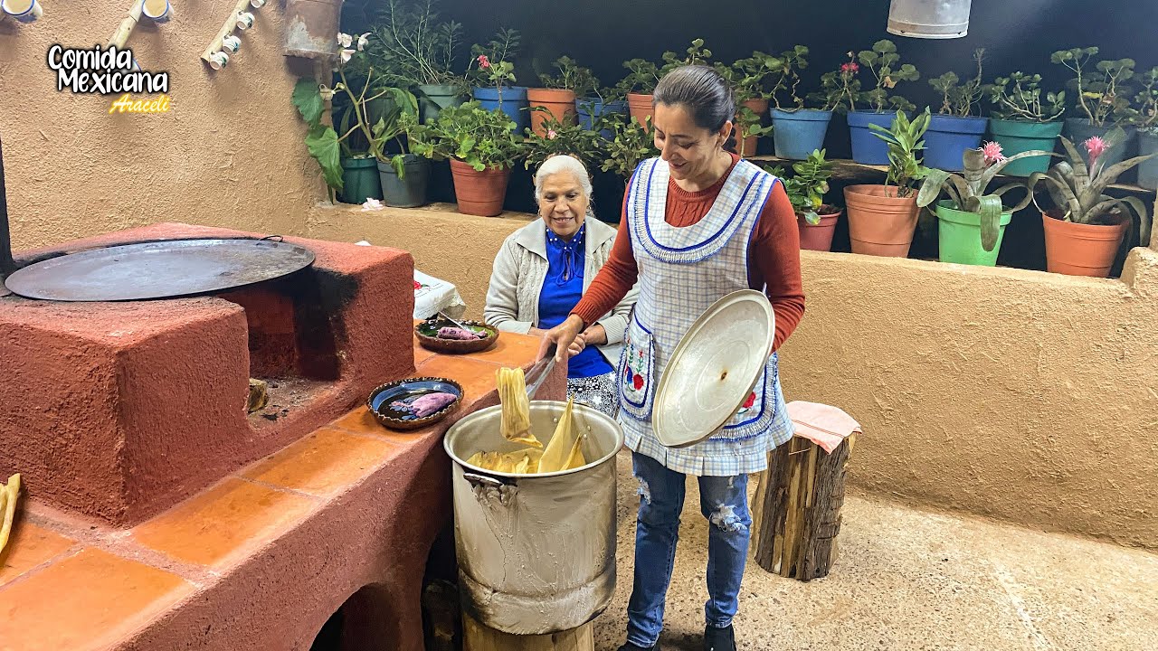 Mi Suegra Prueba por Primera Vez Tamales de Camote