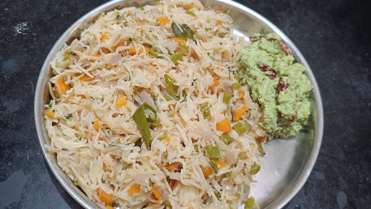 ಉದುರು ಉದುರಾದ ಮದುವೆ ಮನೆ ಶೈಲಿಯ ಶ್ಯಾವಿಗೆ ಉಪ್ಪಿಟ್ ಮತ್ತು ಕಾಯಿ ಚಟ್ನಿ ಮಾಡುವ ವಿಧಾನ....... 