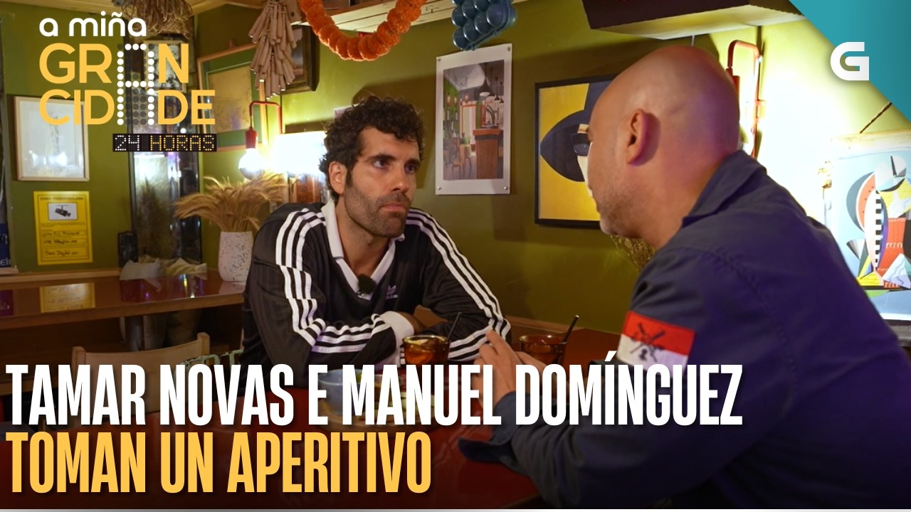 TAMAR NOVAS e MANUEL DOMÍNGUEZ toman UN APERITIVO | A MIÑA GRAN CIDADE