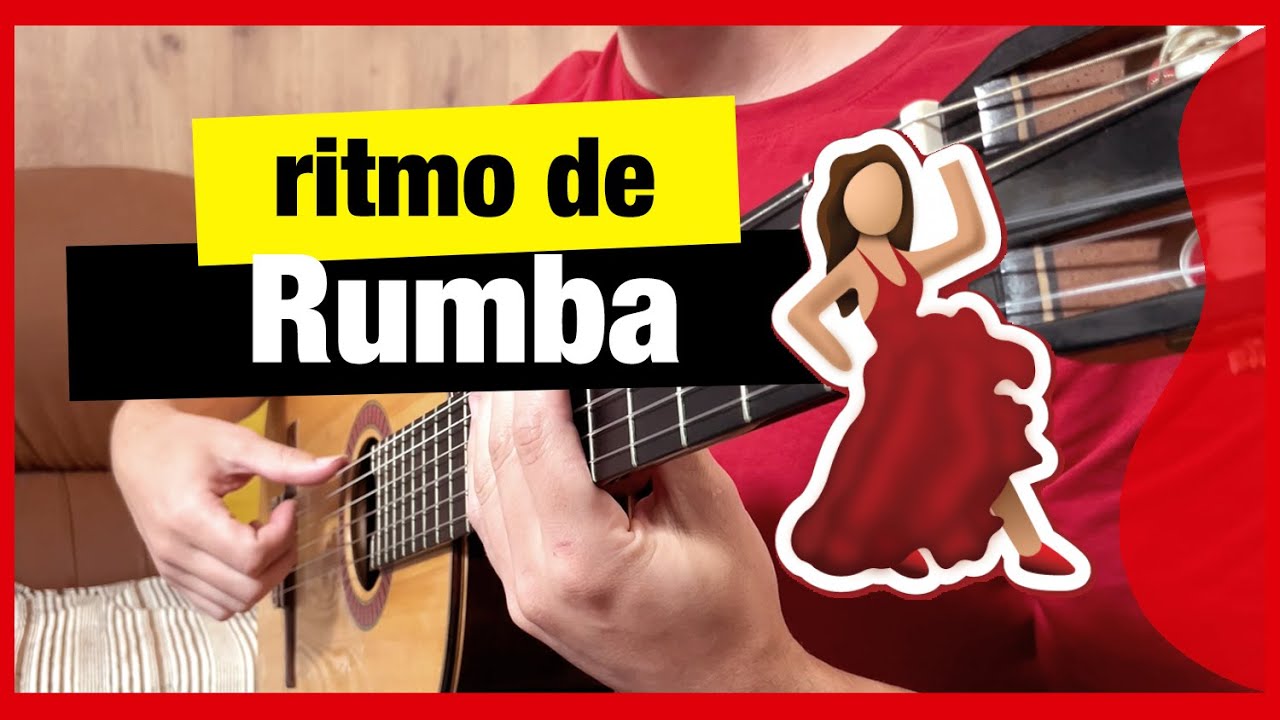 Cómo tocar RITMO de RUMBA 👏 en guitarra 🎸