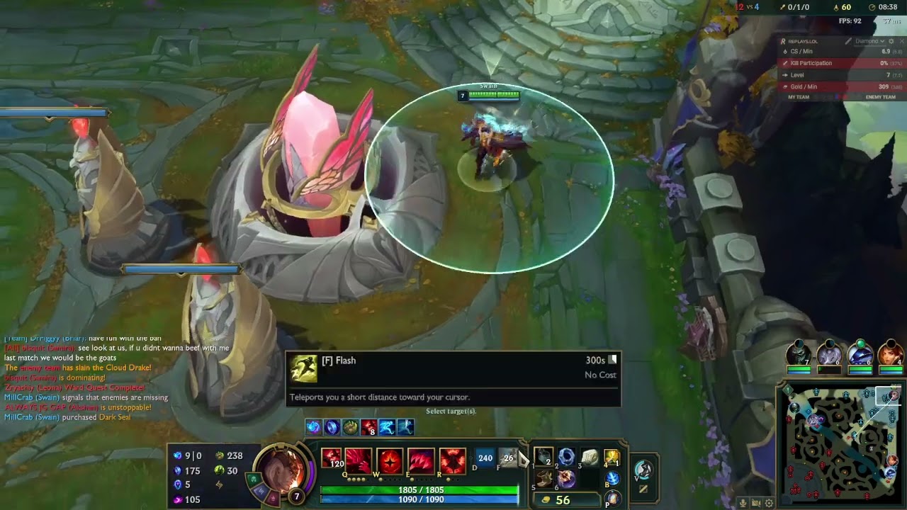 Swain Game 365 (Loss vs Akshan, Struggle)