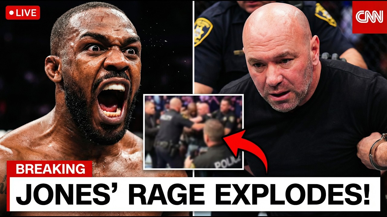 Jon Jones' RAGE EXPLODES! Dana White Attacked, ARRESTED - What Happened?!
