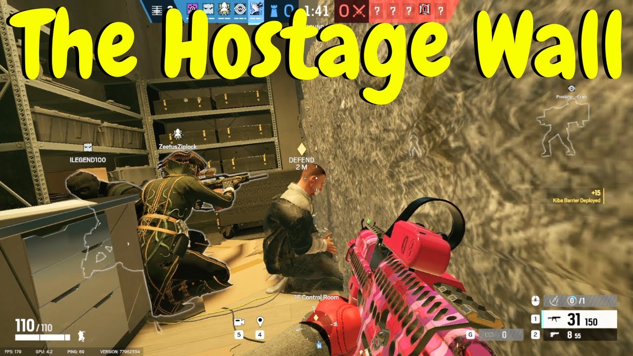 Hiding the Hostage w/ Azami in Rainbow Six Siege