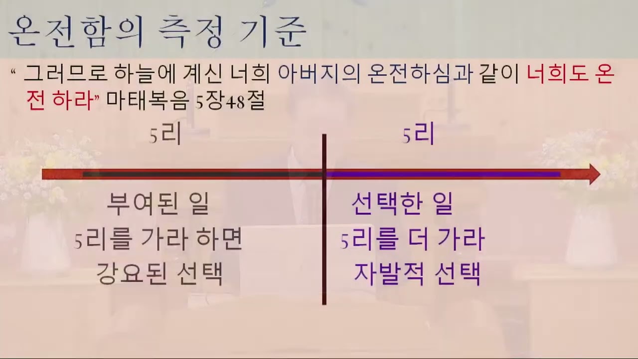 [금요 예배] 십리를 가야하는 이유(마 5:41)-차상근 장로