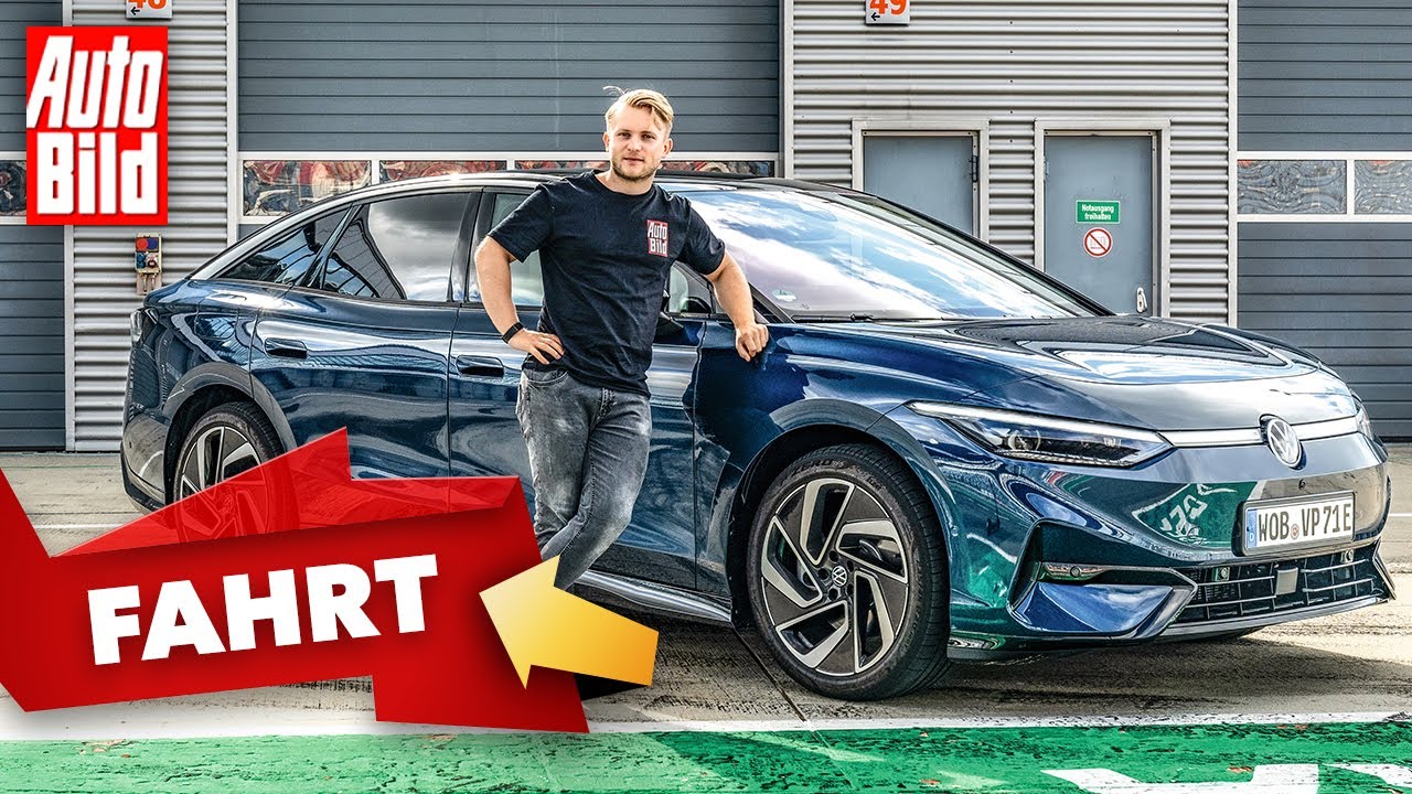 VW ID.7 (2023) | Ist der ID.7 VWs bestes E-Auto? AUTO BILD macht die erste Fahrt! | mit Jonas Uhlig